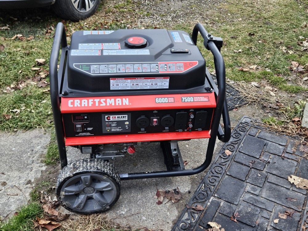 Craftsman 6000 watt Portable Gas Generator for Sale in South Corning