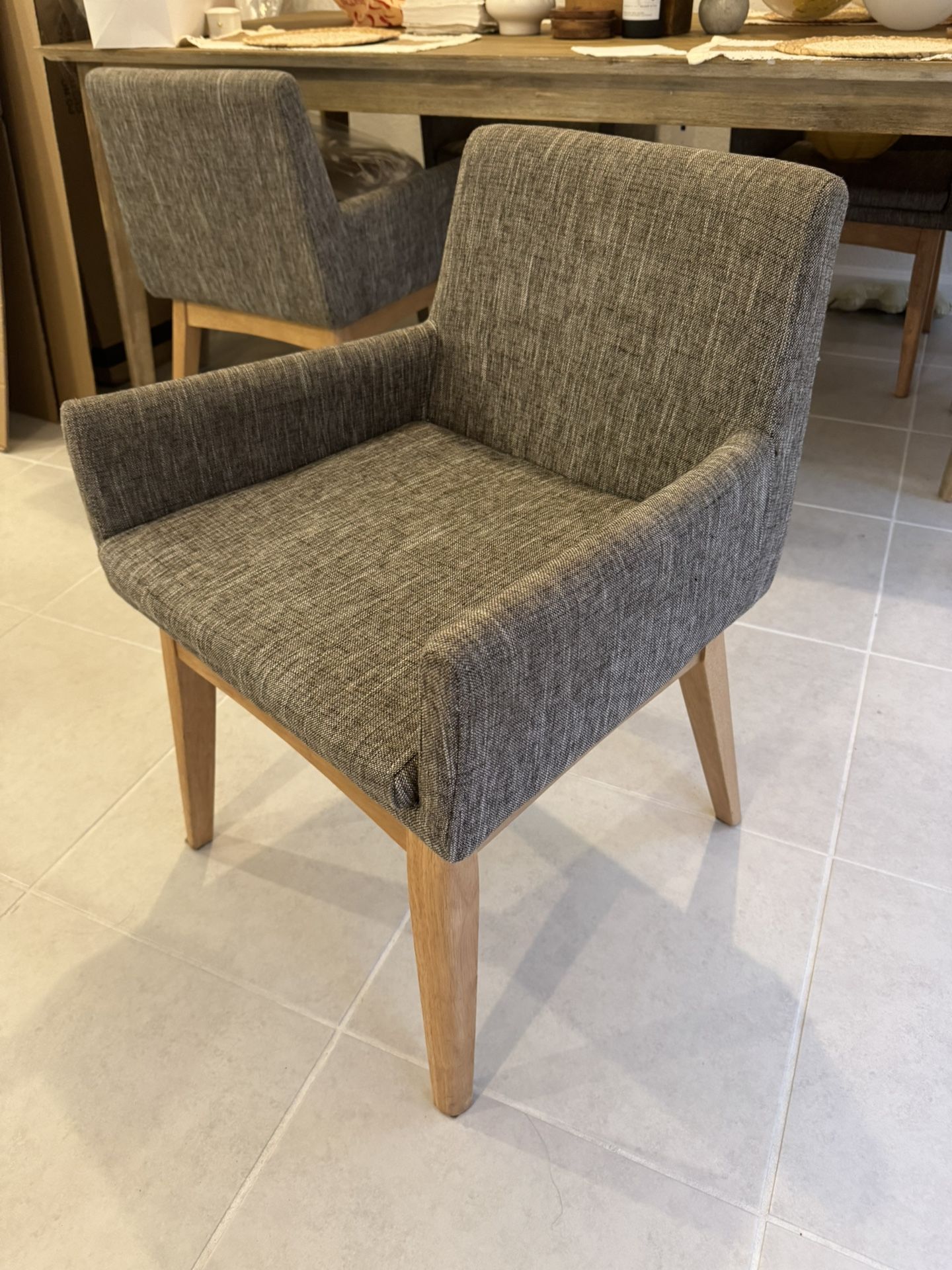 Modern Upholstered Dining Chairs (Set of 4)