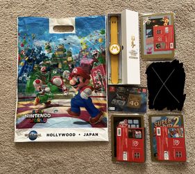 Nintendo Promo Lot + Mario Gold Band Universal Studios Hollywood