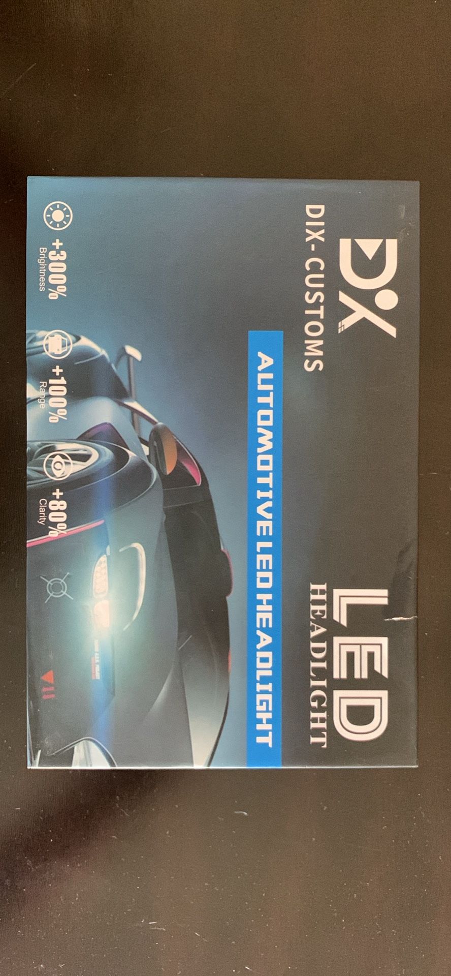 Brand new pack of 2 cool White H4 LED headlights