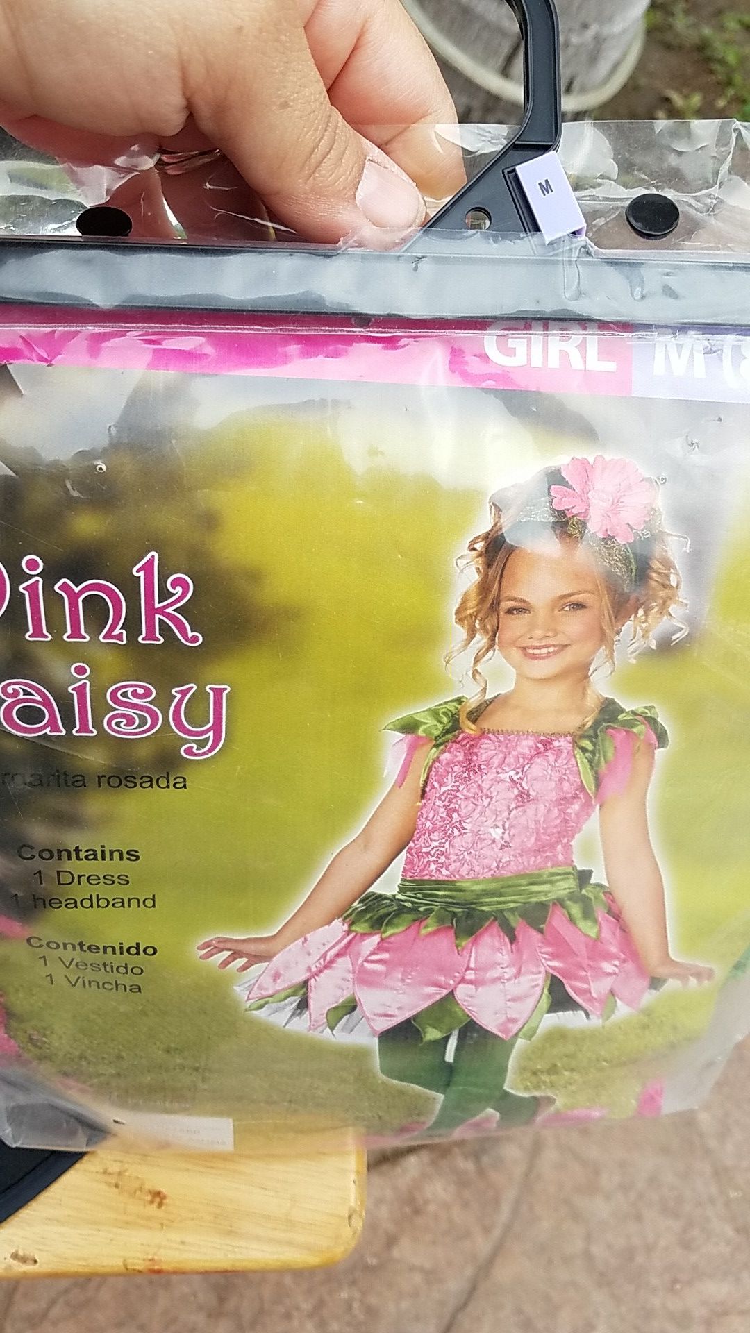 Pink Daisy costume Girl