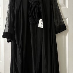 Black 2 Pieces Size 16