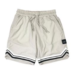 Alo Yoga Traction Arena Mesh Basketball Shorts Mens Small S Gray 8" Unlined Gym