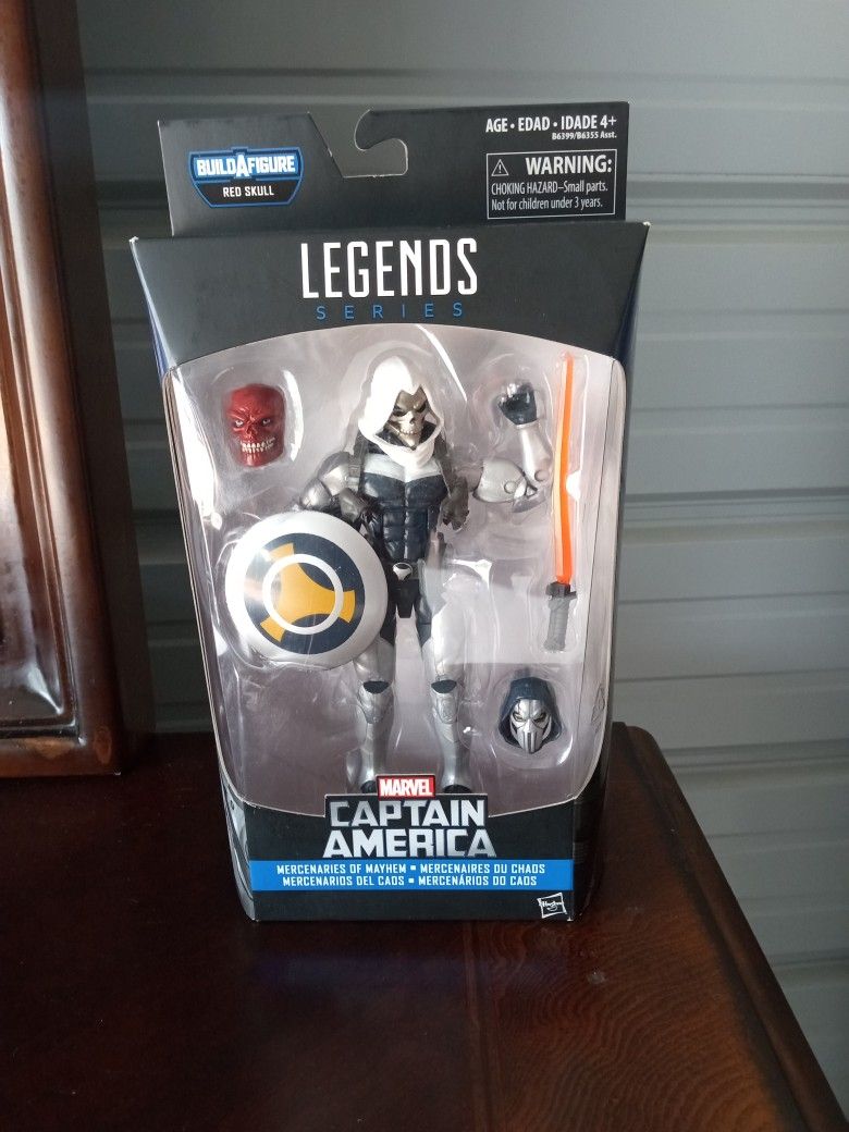 TASKMASTER MARVEL LEGENDS CAPTAIN AMERICA RED SKULL BAF