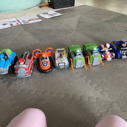 Paw Patrol Characters And Vehicles 