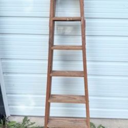 Wooden Ladder Six Foot Tall Great Condition 