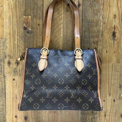  VINTAGE LOUIS VUITTON MONOGRAM CANVAS POPINCOURT HAUT TOTE SHOULDER BAG 2005