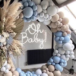 Balloon Back Dropped Party Decor 