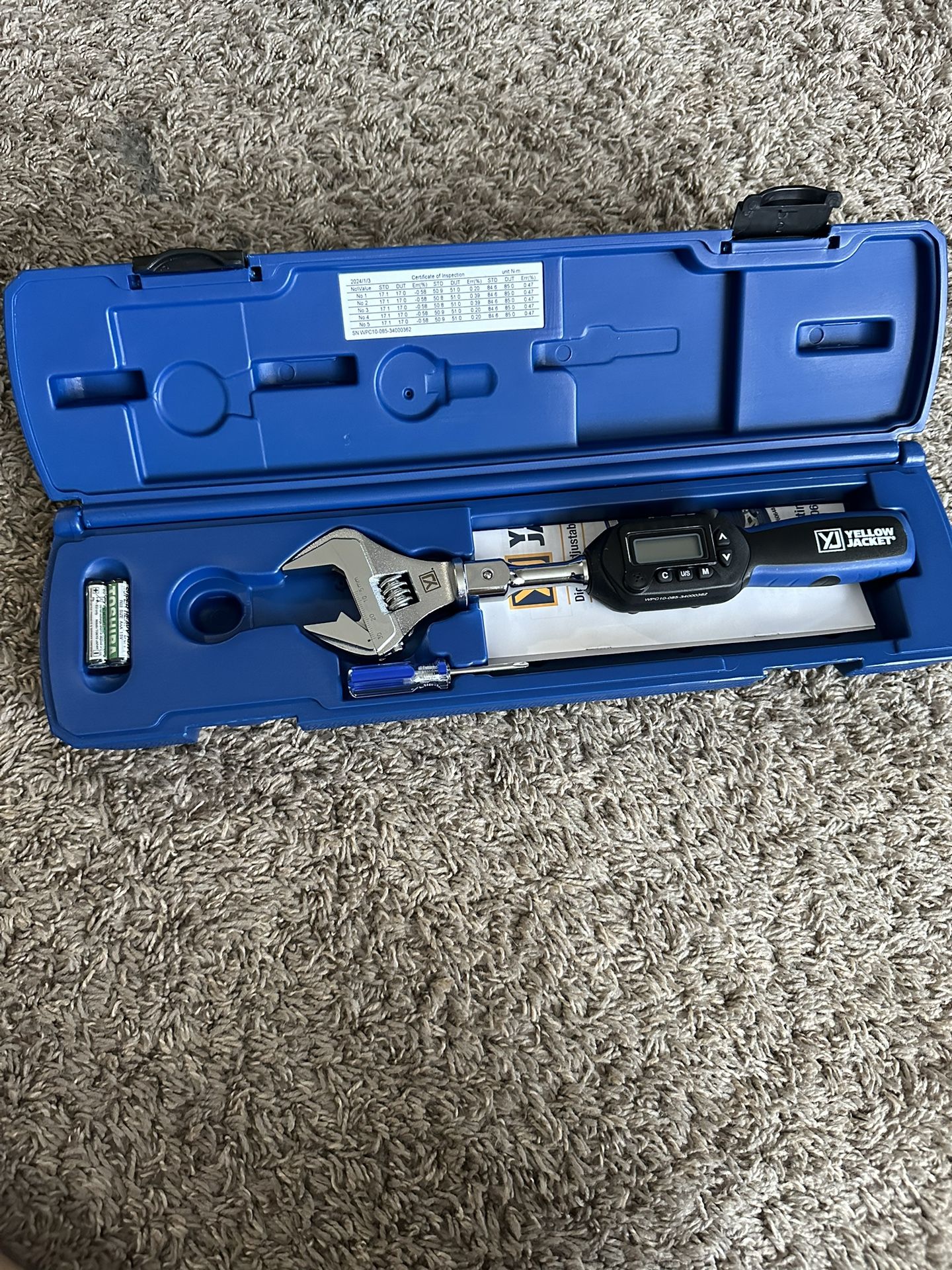 Yellow Jacket Digital Torque Wrench 60648