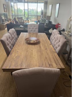 Modern Wooden Dining table  for 6 (world market) | $300