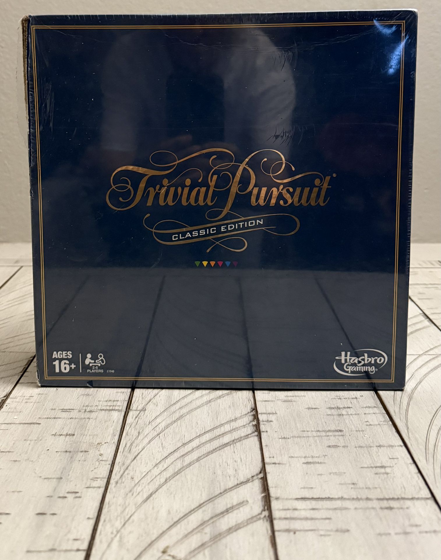 Trivial Pursuit Classic Edition Board Game for Adults and Teens Ages 16 and Up