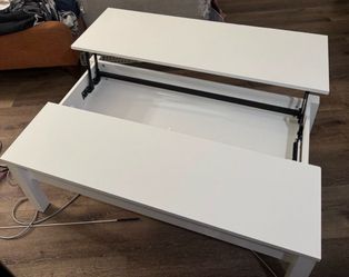 Lift Top Coffee Table with Hidden Storage Compartment