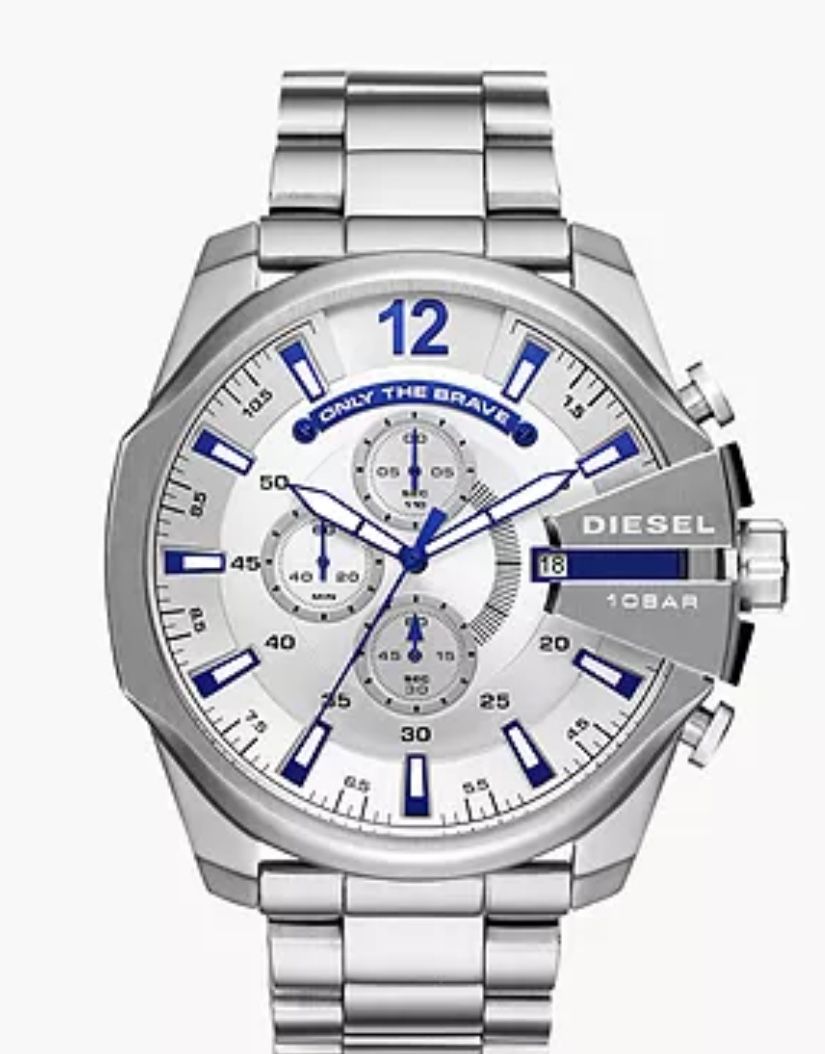 Diesel Men's Mega Chief Chronograph Stainless Steel Watch