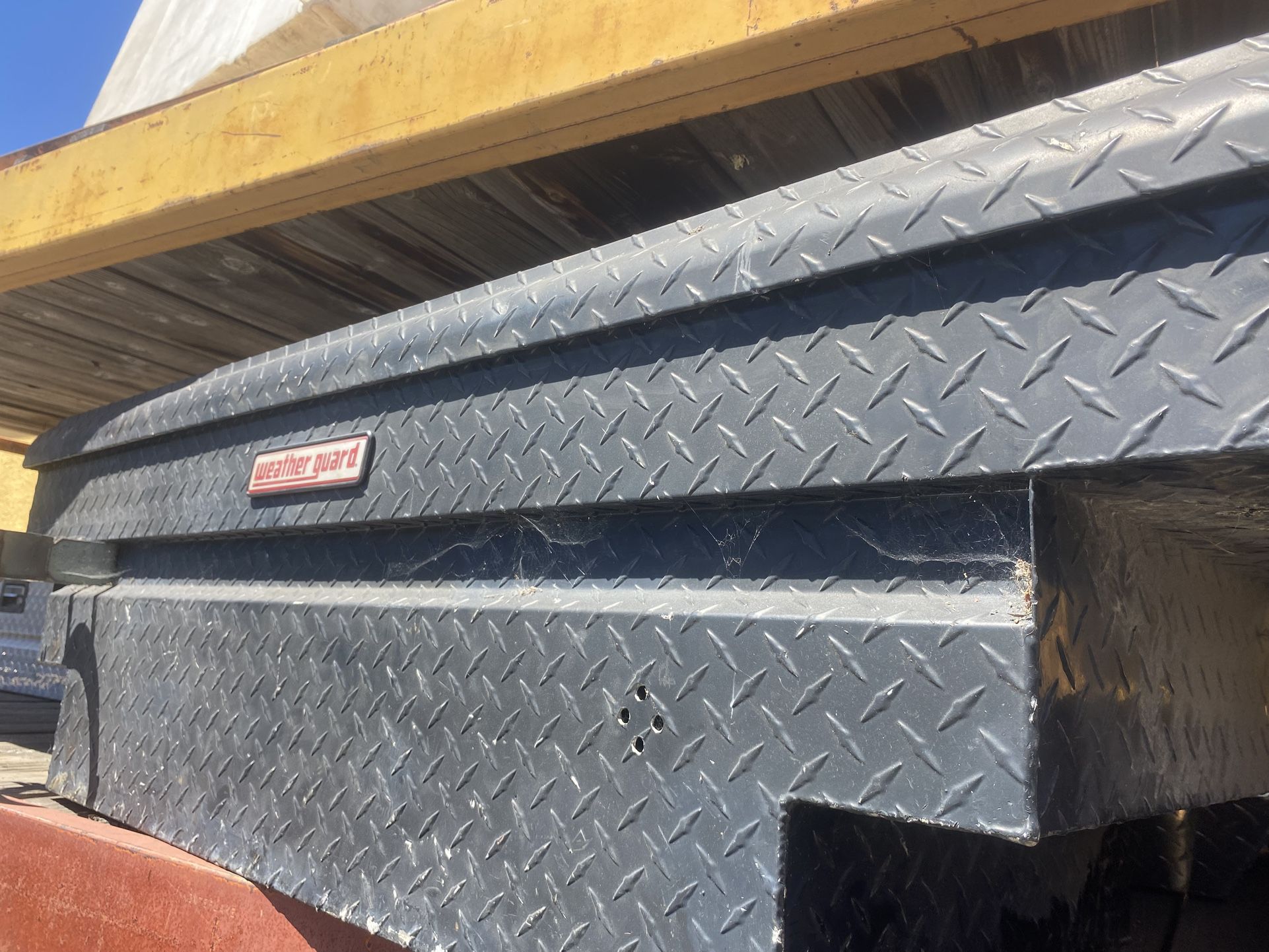 Black Weather Guard Tool Box