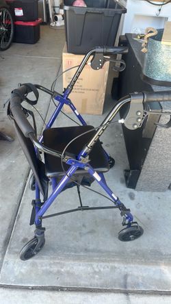 Walker with seat