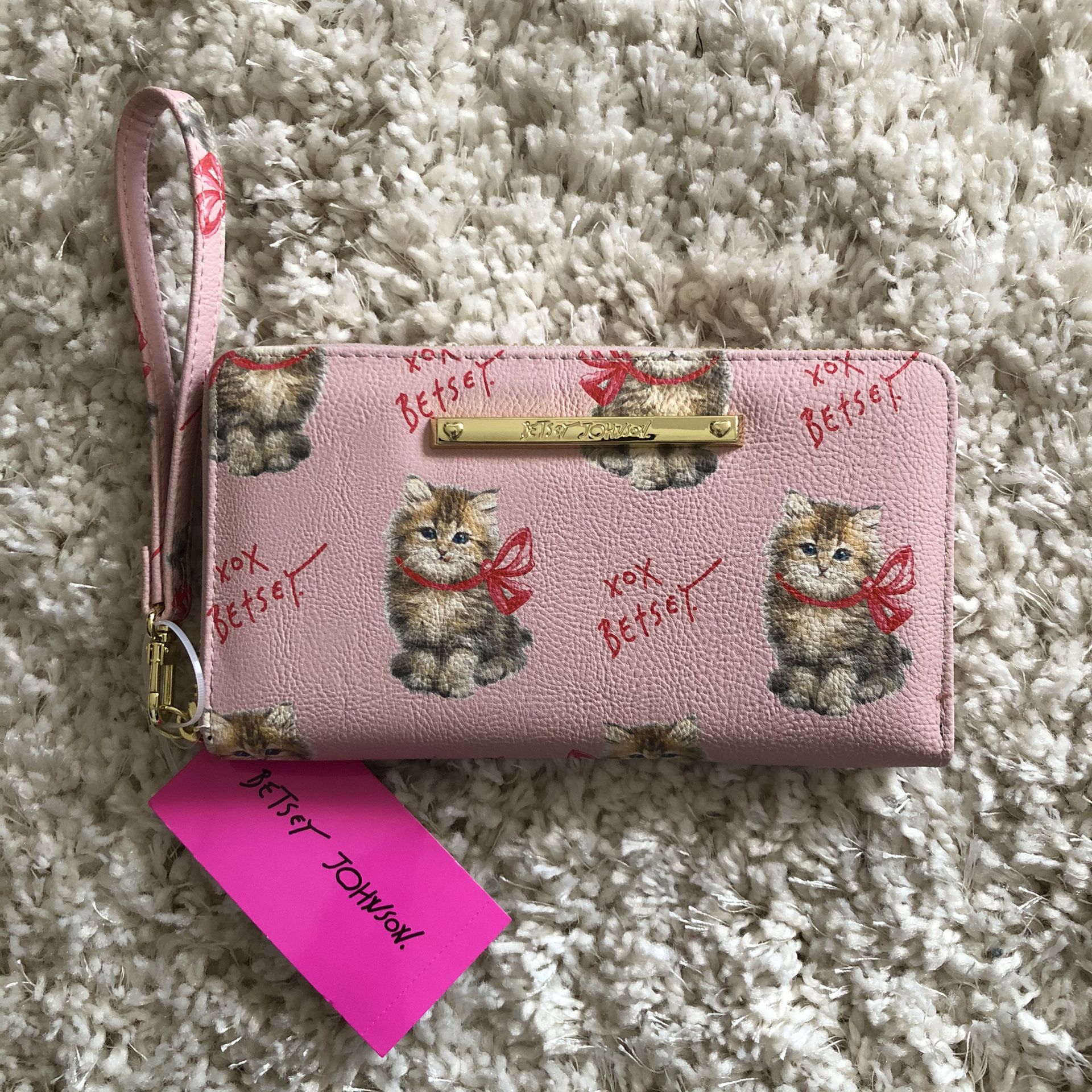 Betsey Johnson kitty wallet