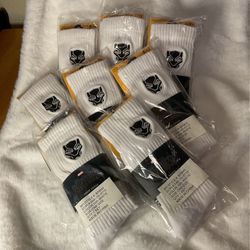 Black Panther Lot Of Crew Socks 