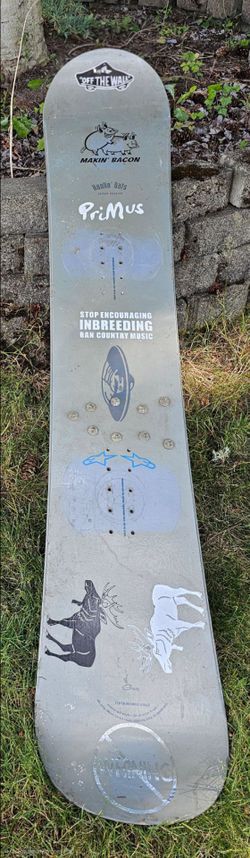 GNU Snowboard with Primus & Custom Stickers (No Bindings)