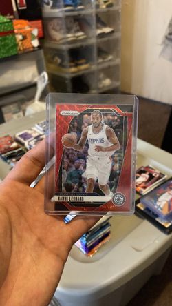 2024-25 Panini Prizm Kawhi Leonard 189 Red Wave Prizm