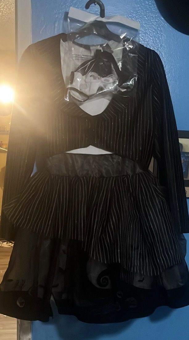 Jack Skellington Costume for Girls, Official Disney Nightmare 