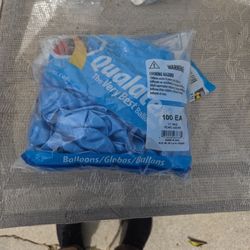 75 Blue Azure Balloons 