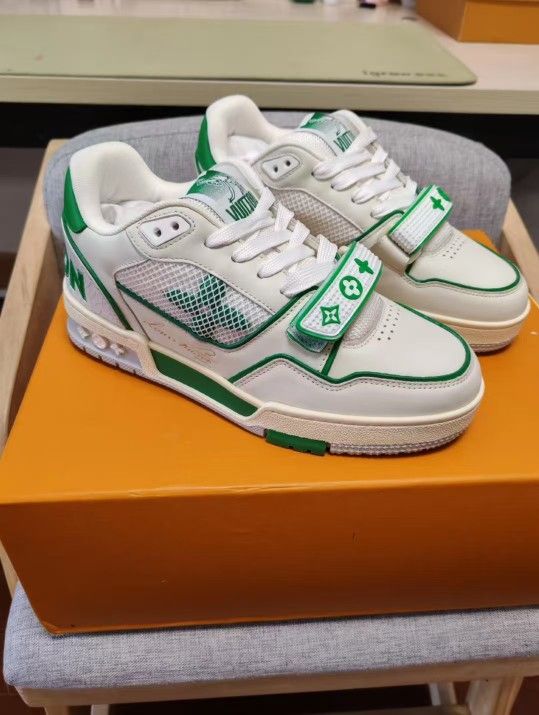 Brand New in Box LV Trainer Sneakers