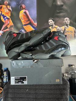 Air Jordan 6 Rings Black/Red Size 14