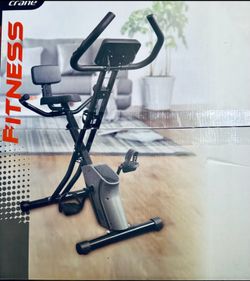 Indoor Exercise Bike Foldable Stationary Bike 3 In 1