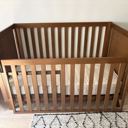 DaVinci Otto 3-in-1 Baby Crib Toddler Bed Walnut