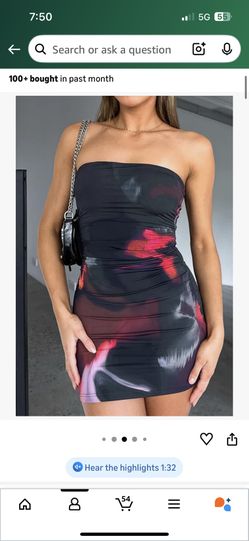 Strapless Dress
