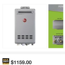 Rheem Tank Less Water Heater