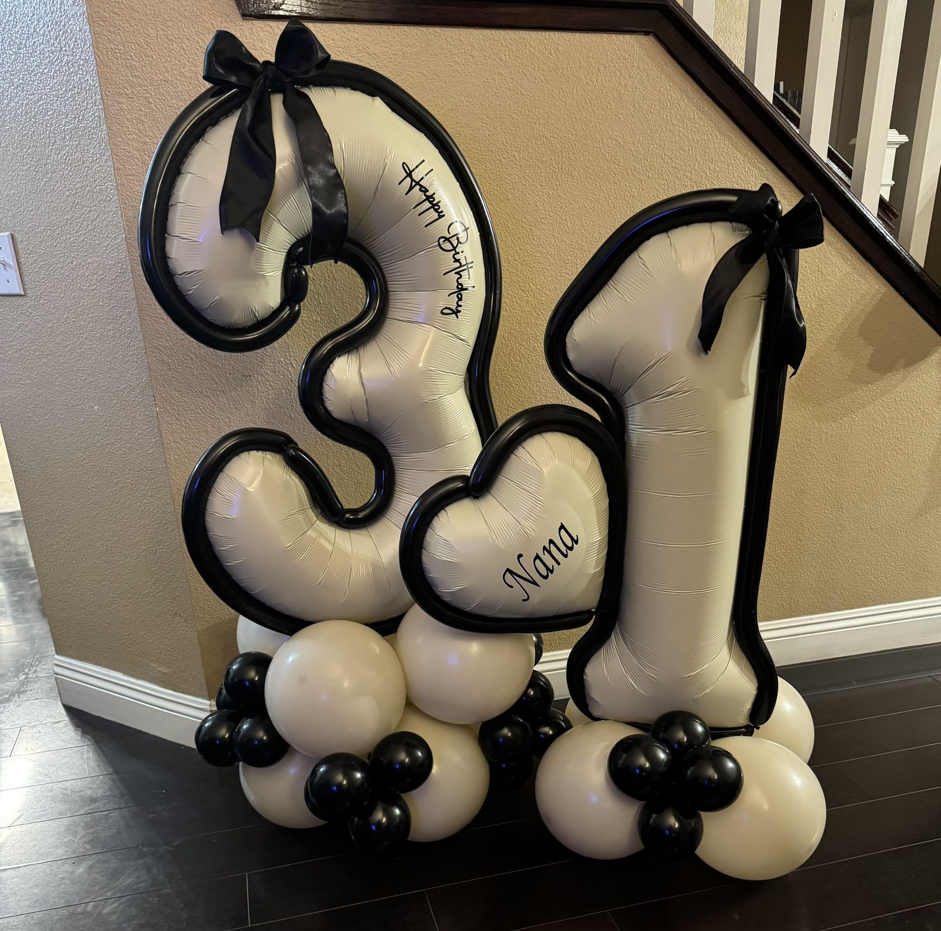 Birthday Balloon Tower