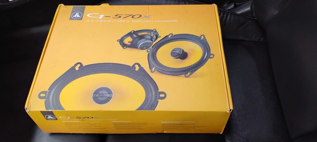 Car Speakers X2 JL Audio C1-570x 5x7 Coaxial New in Opened Box never installed. - $150