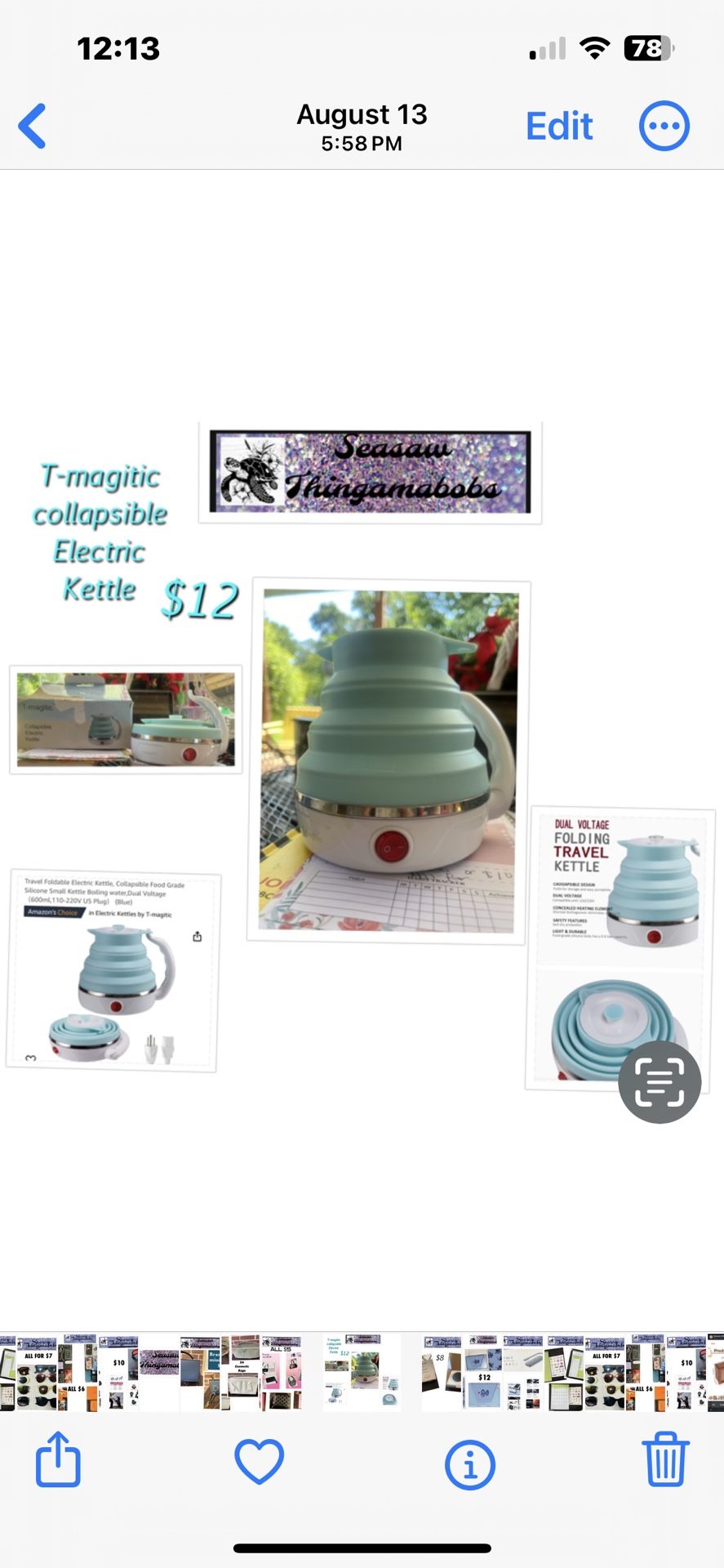 Electric Collapsible Kettle