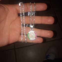 Pendant And Chain Is 925 Silver 