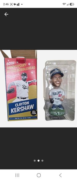Clayton Kershaw Dodgers 60th Anniversary Retro 2018 Bobblehead