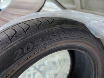4 tires 205 55 16  tread at 50% from discount tire