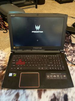 Predator gaming laptop 15”+ screen • hardly used