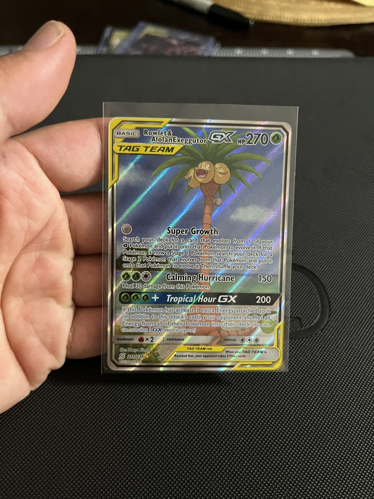 Rowlet & Alolan Exeggutor GX Tag Team