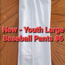 New - Easton Youth Size Large Baseball Pants $6