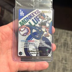 One Piece Luffy Dodgers Card