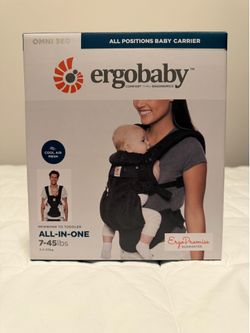 Ergobaby Omni 360 Cool Air Mesh Baby Carrier – Black – Barely Used