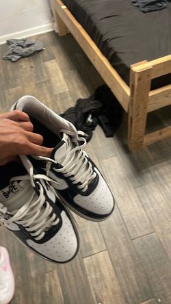 BAPE Sta High-Top Sneakers Black White