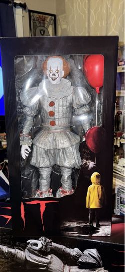 IT Pennywise 18” 1/4 Scale Large Action Figure NECA REEL TOYS Sealed Box!