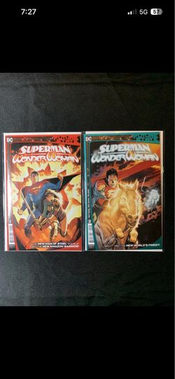 DC Future State Superman / Wonder Woman (2021) #1 2 NM/VF Watters Complete Set