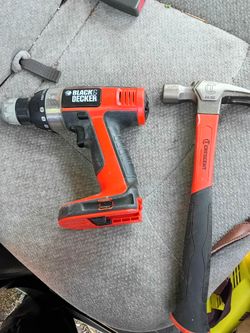 Black and Decker cordless drill & hammer