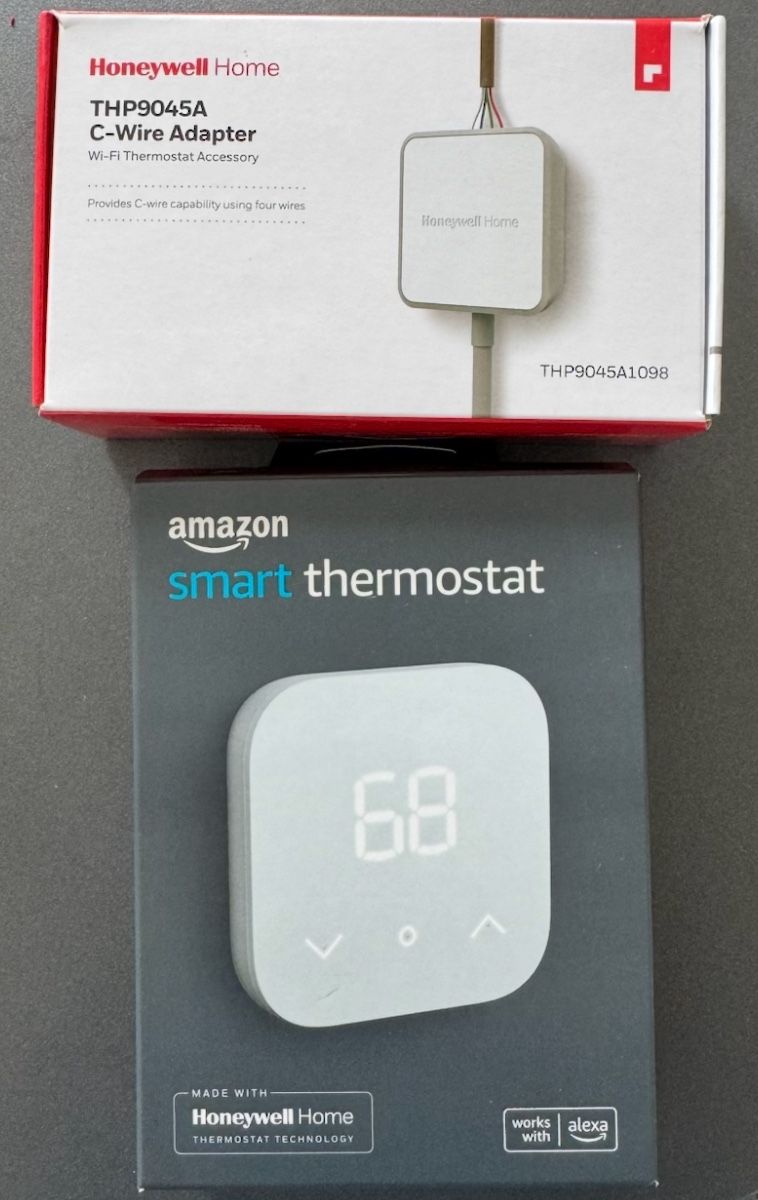 Thermostat and C-Wire adapter