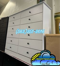 White 12 drawer dresser blanco cajonera Comoda mueble nuevo
