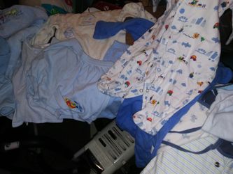Lots of baby clothes