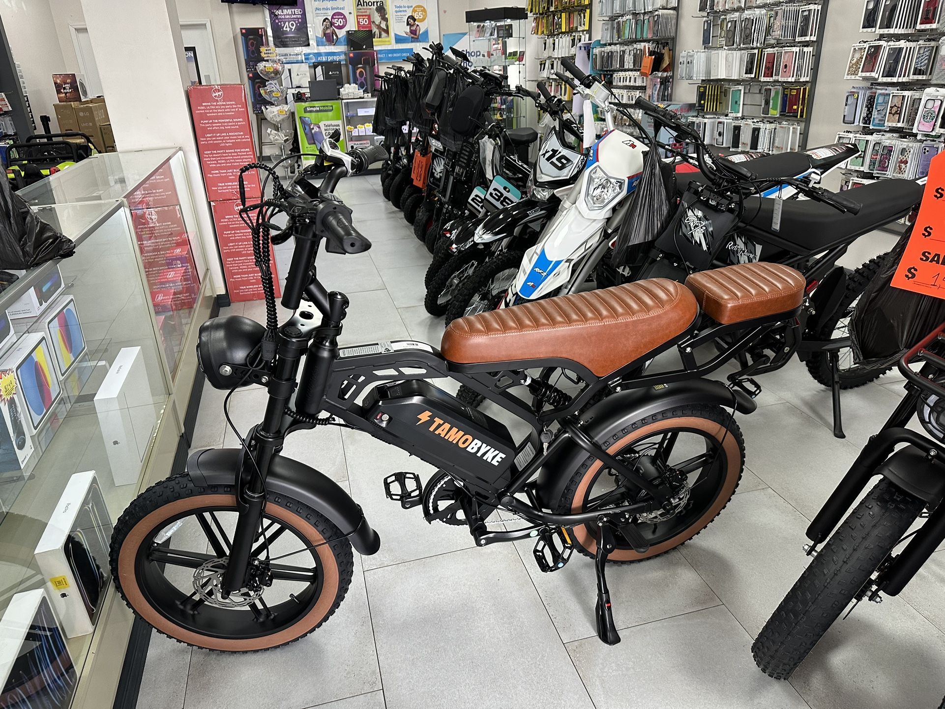 TamoByke V20 Pro Electric Bicycle 32MPH! Finance For $50 Down Payment!!